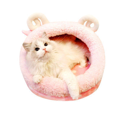 Cat Bed Indoor Soft Cats Houses Warm Cozy