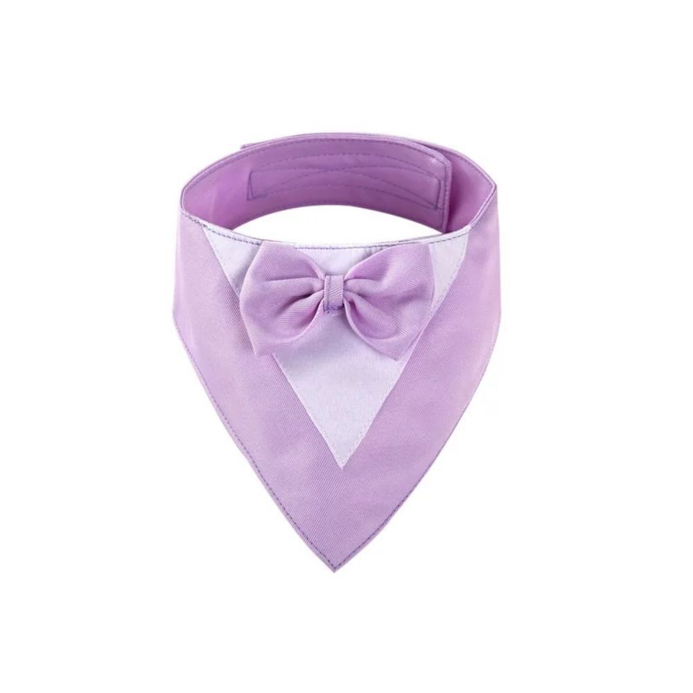 Triangle Bib Bow Saliva Towel Pet Collar Dog Clothing