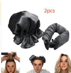 New Heatless Curl Stick With Cloth Cover Cute Ball Head Hair Curler