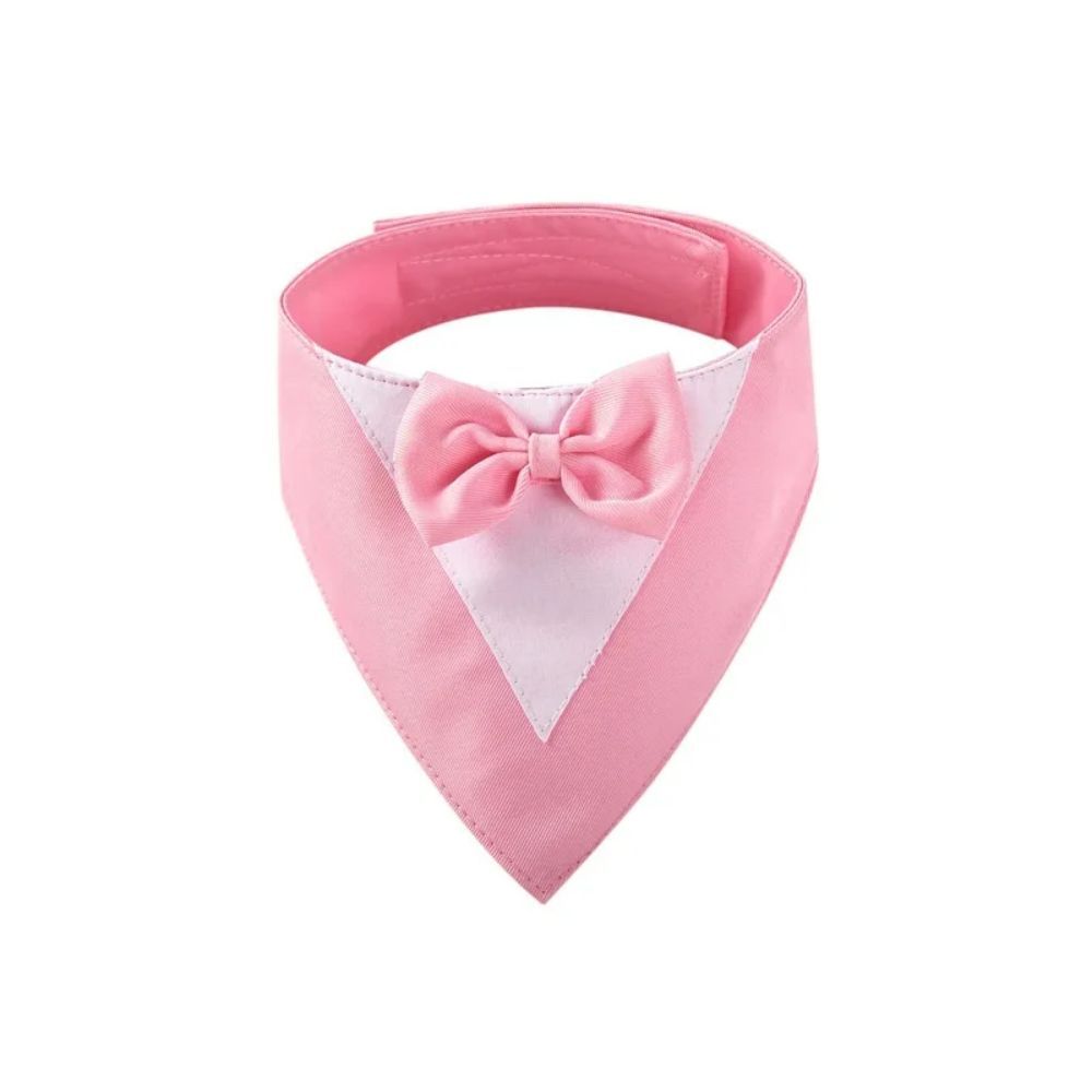 Triangle Bib Bow Saliva Towel Pet Collar Dog Clothing