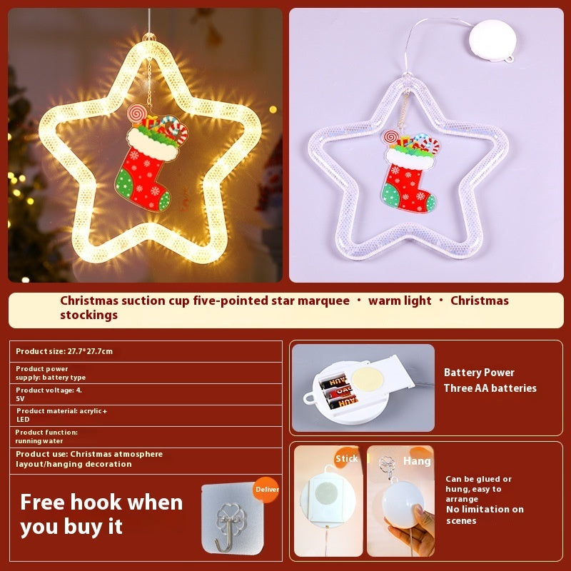 Christmas Atmosphere Led Lights Led Christmas Star Light