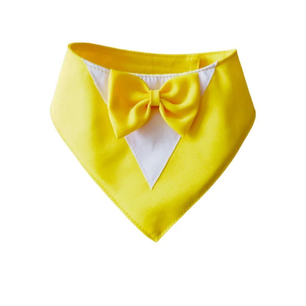 Triangle Bib Bow Saliva Towel Pet Collar Dog Clothing