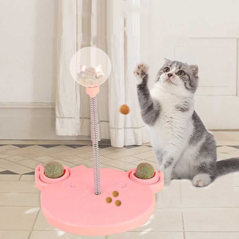 Pet Feeder Cat Toy Pets Leaking Food Ball Self-Playing