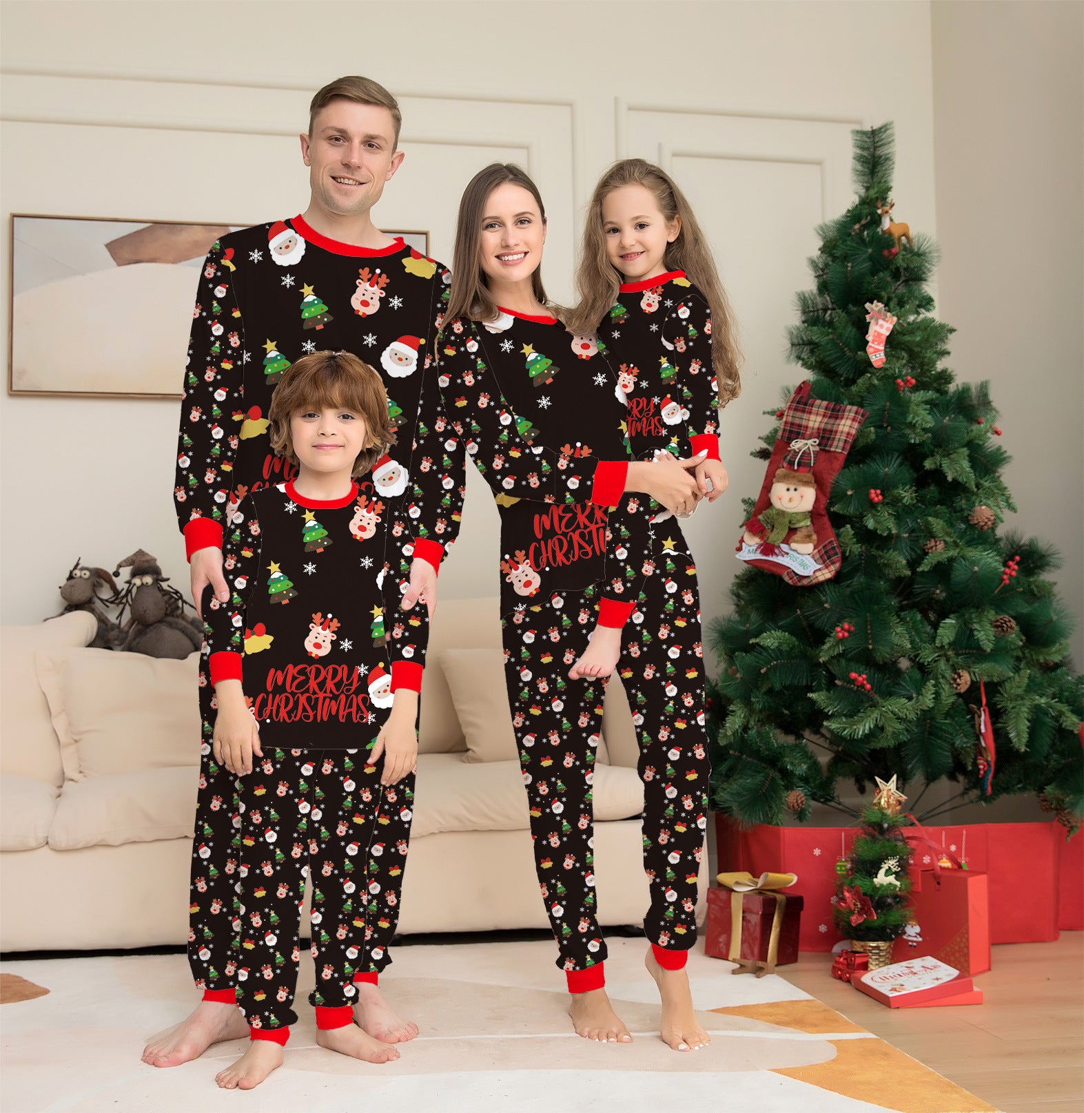 Family Christmas Matching Pajamas Set Christmas Pajamas For Family